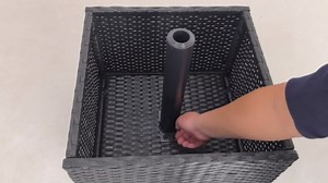 Amazon.com : LEWIS&WAYNE Outdoor Umbrella Base with Fillable Planter Box 240 LB Heavy Duty Patio Umbrella Stand with 4 Wheels Rolling Umbrella Holder for Outdoor Patio Deck Garden : Patio, Lawn & Garden