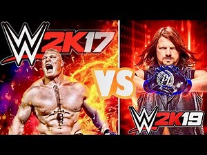 WWE 2K17 Finishers VS WWE 2K19 Finishers 👌👌Which Game Finisher is Best👌👌😍