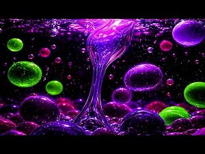 Jelly Lava Lamp Bubbles 🫧 |Satisfying 4K TV Background & Ambient Music