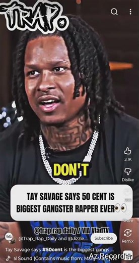 Tay Savage on 50 Cent