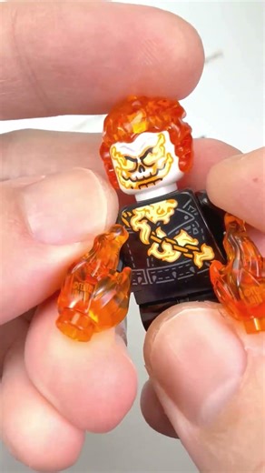 LEGO Spider-Man vs. Ghost Rider Motorcycle Set | LEGO 76335 #Shorts