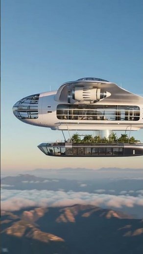 Aerodynamic AI Air Yacht | The Manta Ray of the Sky #visionmotion