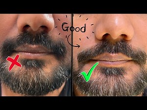 How to trim mustache at home in 3 minutes: