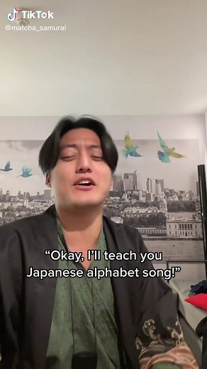 Let’s sing this together 😂😂 *This song is A I U E ONGAKU by Greeeen #matchasamurai #didyoubowtho #fyp