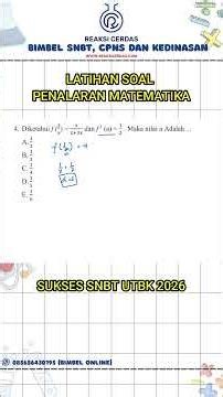 SMART UTBK #19 Tricks for Solving Inverse Composition Functions #mathematics #utbk2026