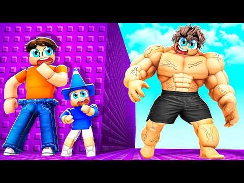 Becoming BUFF to Prank my Family in NOOB vs PRO Strength Troll Tower!