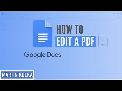 How To Open And Edit A PDF In Google Docs