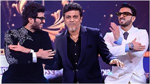 6.5M views · 277K reactions | Vijay Deverakonda, Ranveer Singh, and Shiva Rajkumar set the SIIMA 2022 stage on fire. #VijayDeverakonda #RanveerSingh #ShivaRajkumar #SIIMA2022 #10YearsofSIIMA #SIIMAAwards | SIIMA | Facebook