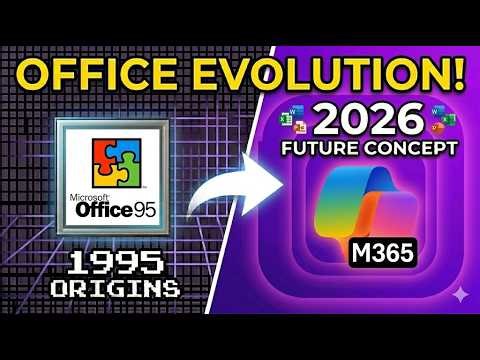 MICROSOFT OFFICE EVOLUTION: 1995 vs 2026!