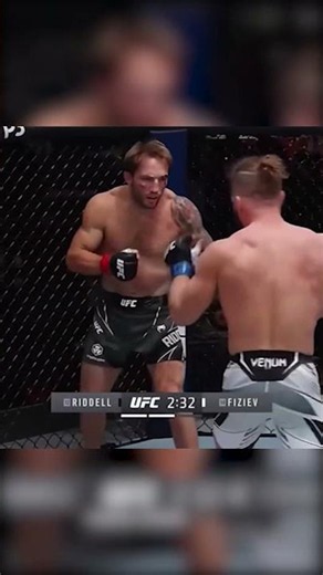 Brad Riddell had no answer! Rafael Fiziev finishes him in his own style 🔥 #ufc #mma #shorts