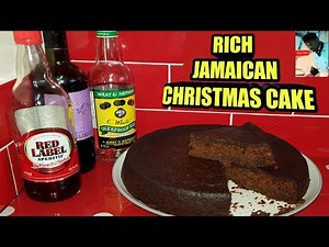 How To Make Jamaican Christmas Cake (Fruit Cake/Black Cake/Rum Cake)Easy Recipe