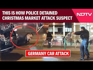 Germany Attack | Video Shows German Police Detaining Christmas Market Car Attack Suspect