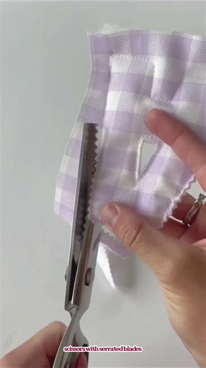 scissors with serrated blades