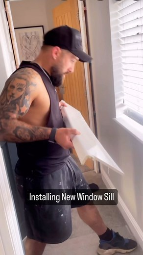 The Home Improvements Channel UK | How To Install New Window Sill #how #howto #homeimprovement #homeimprovements #tips #hacks #lifehacks #diy #doityourself #build #builders | Instagram