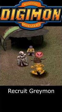 Digimon World 1 – How to Recruit Greymon! 🔥 Iconic PS1 Battle #shorts