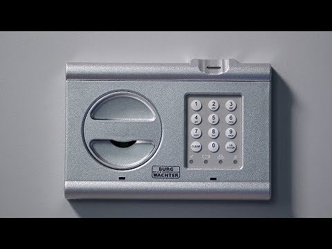 BURG-WÄCHTER Tresor CombiLine: Code ändern, Fingerscan einlesen, Batterien wechseln