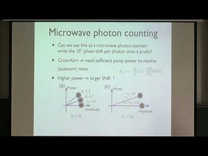 Tom Stace | Cross-Kerr non-linearities for quantum non-demolition measurement