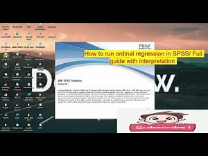 How to run ordinal regression in SPSS: Full guide with interpretation (Amharic tutorial)