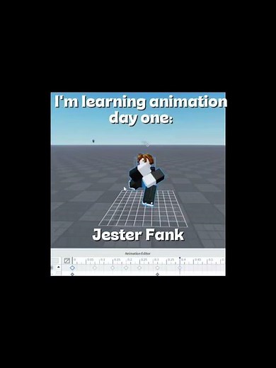 Day one of learning how to make animations in Roblox #roblox #animations#robloxanimation