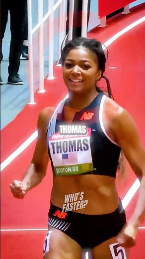 Gabby Thomas Tries Out The 300M 😱🇺🇸🔥