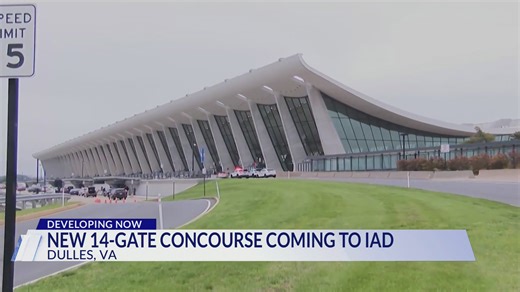 New concourse coming to Washington Dulles Airport