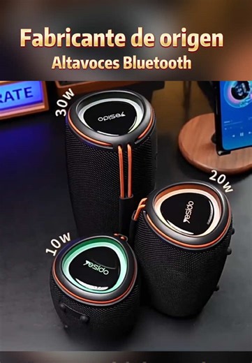 Altavoces Bluetooth para fiestas con sonido profesional