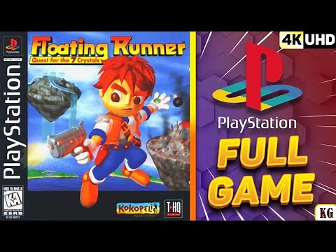Floating Runner: Quest for the 7 Crystals | PS1 | Gameplay Walkthrough Longplay FULL GAME [4K60ᶠᵖˢ🔴]