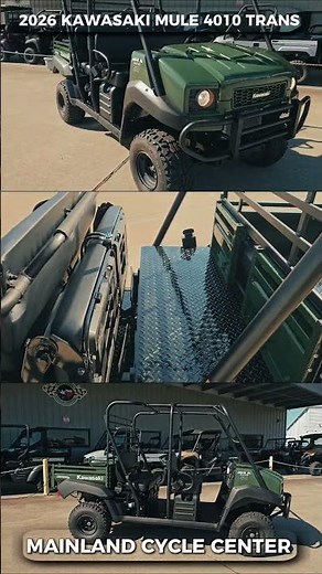 2026 KAWASAKI MULE 4010 TRANS IN TIMBER GREEN TEASER #UTV #WORK #RANCH