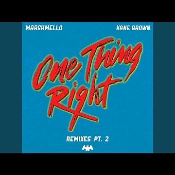 One Thing Right (Koni Remix)