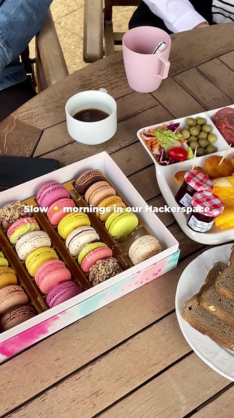 Enjoying quiet ☀️ mornings in our Hackerspace! #GOMYCODE #hackerspace #community #day #tech