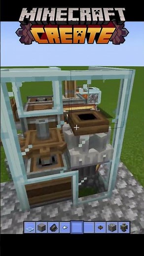Fer infini automatique dans Minecraft Create #minecraft