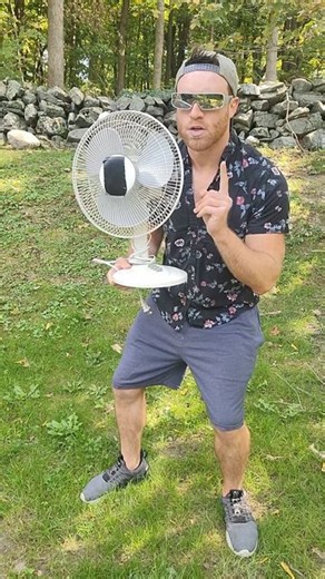 Bobby Orlando | Using an OSCILLATING FAN as a BASKETBALL 🏀 | Instagram