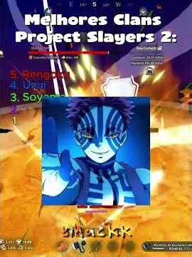 TOP 5 BEST CLANS (Updated) PROJECT SLAYERS 2! #roblox #projectslayers #projectslayers2
