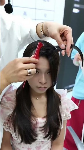 Chinese style atmosphere perm Chinese style atmosphere cut perm Hair group high-end