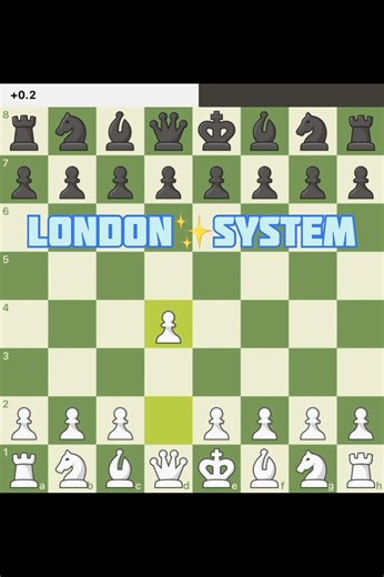 Awesome✨Chess Opening . In London System . For White . #chess