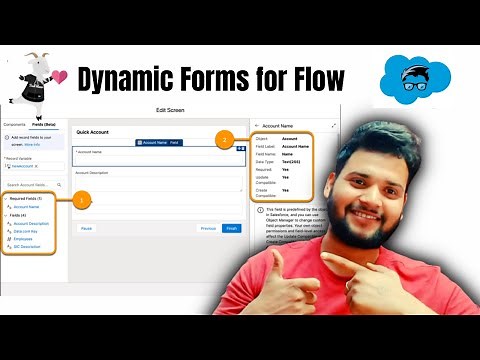 Dynamic Forms in Salesforce Flow - Summer 21 feature