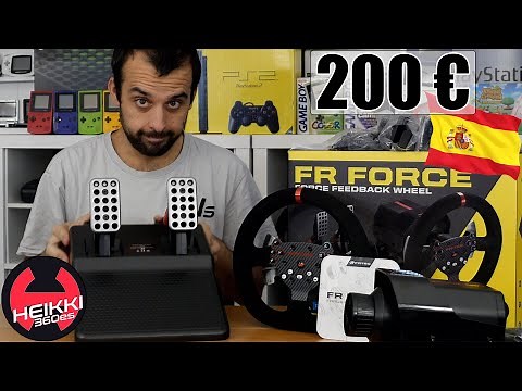 FR-TEC Force Racing Wheel: un extraño nuevo volante con force feedback, cuesta 200€, y es español 🇪🇸