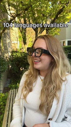 iTourTranslator AR Glasses, Real-Time Translated Subtitles #communicate #language#translation