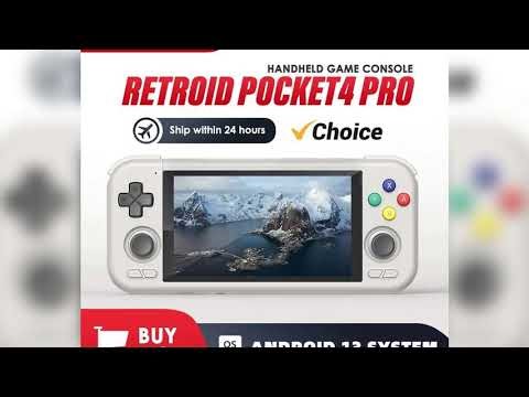 A must-have product! Retroid Pocket4 Pro Handheld Game Console 4.7'' IPS Touch Screen RP4 Android