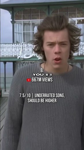 P- 1 One Direction - The 10 most viewed songs on YouTube, part 1 #harrystyles #onedirection #liam