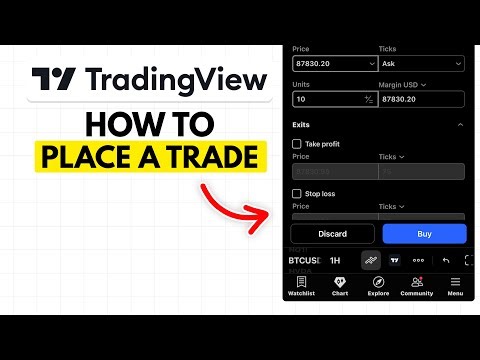 How To Place A Trade On TradingView Mobile App (2026)