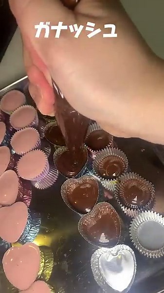 パリトロ🤤令和の平成女児チョコの作り方🍫🎀#バレンタインスイーツ #お菓子作り #チョコレート #valentinesday