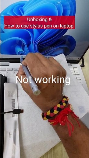 how to use stylus pen on laptop touchpad | stylus pen kaise use kare | stylish pen for laptop