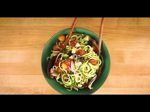 How to Make Greek Zoodle Salad | Vegetarian Side Dish Recipes | Allrecipes.com
