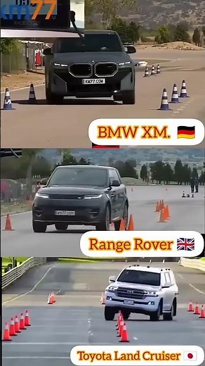 Moose Test Showdown | BMW XM vs Range Rover vs Toyota Land Cruiser 🚗