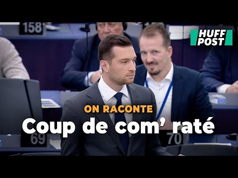 Ce coup de com’ de Bardella au Parlement européen s’est retourné contre lui