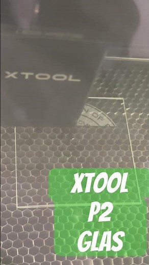 xTool P2 Laser Glas