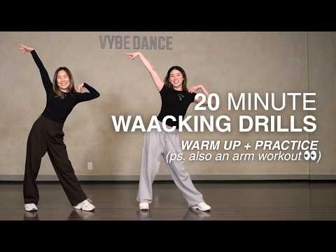 20 Minute Waacking Drills (practice and get that arm work out in)