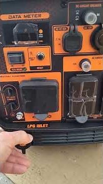 Wen 4800W Generator Start Procedure