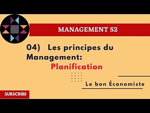 04) Planification, ses composantes et son processus | Management S2 (🙂 Merci de vous abonnez)